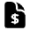 Document Currency Dollar icon - Free transparent PNG, SVG. No sign up needed.