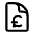 Document Currency Pound icon - Free transparent PNG, SVG. No sign up needed.