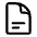 Document Text Icon from Heroicons Outline Set