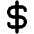 Dollar Alt Icon from Unicons Line Set | Free Download as SVG Vector and Transparent PNG | Streamline icons