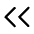 Double Arrow Left Icon from Radix Set