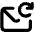Envelope Redo Icon from Unicons Line Set
