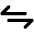 Exchange Icon from Unicons Line Set