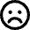 Face Frown Icon from Font Awesome Regular Set