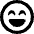 Face Laugh Beam Icon from Font Awesome Regular Set