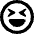 Face Laugh Squint Icon from Font Awesome Regular Set