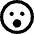 Face Surprise Icon from Font Awesome Regular Set