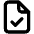 File Check Icon from Unicons Line Set