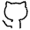 Github Alt Icon from Unicons Thinline Set