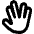 Hand Spock Icon from Font Awesome Regular Set