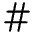 Hashtag Icon from Heroicons Outline Set