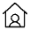 Download free House User PNG, SVG vector icon from Unicons Thinline set.