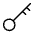 Key Skeleton Alt Icon from Unicons Thinline Set