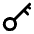 Key Skeleton Icon from Unicons Solid Set