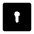 Keyhole Square Full icon - Free transparent PNG, SVG. No sign up needed.