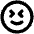 Laughing Icon from Unicons Line Set