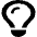 Lightbulb Icon from Font Awesome Regular Set