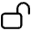 Lock Open Icon from Heroicons Outline Set