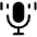 Microphone Speaking Icon from Iconoir Solid Set