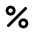 Percent Line icon - Free transparent PNG, SVG. No sign up needed.