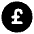 Pound Circle Icon from Majesticons Solid Set