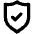 Shield Check Icon from Unicons Line Set | Free Download as SVG Vector and Transparent PNG | Streamline icons