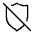 Shield Slash icon - Free transparent PNG, SVG. No sign up needed.