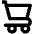 Shopping Cart Alt Icon from Unicons Line Set