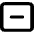 Square Minus icon - Free transparent PNG, SVG. No sign up needed.