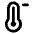 Temperature Minus Icon from Unicons Line Set