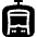 Train Lightrail Front Fill icon - Free transparent PNG, SVG. No sign up needed.