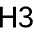 Type H3 Icon from Bootstrap Set