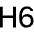 Type H6 icon - Free transparent PNG, SVG. No sign up needed.