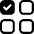 Ui Checks Grid Icon from Bootstrap Set