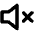 Volume Mute Icon from Unicons Line Set