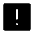 Warning Square Icon from Iconoir Solid Set