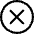 X Circle icon - Free transparent PNG, SVG. No sign up needed.