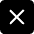 X Square Fill Icon from Bootstrap Set