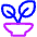 Potted Tree 2 Icon from Plump Neon Set
