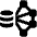 Amazon Web Service Cluster Data Icon from Ultimate Bold Set