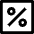 Percentage Square icon - Free transparent PNG, SVG. No sign up needed.