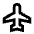 Airplanemode Active Icon from Sharp Line - Material Pro Set