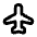 Airplanemode Active Icon from Rounded Line - Material Pro Set