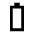 Battery 0 Bar Icon from Sharp Line - Material Pro Set