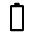 Battery 0 Bar Icon from Rounded Line - Material Symbols Set