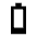 Battery 1 Bar Icon from Sharp Line - Material Pro Set