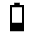 Battery 2 Bar Icon from Sharp Line - Material Symbols Set