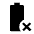 Battery Error Fill Icon from Outlined Fill - Material Symbols Set