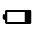 Battery Low Fill Icon from Rounded Fill - Material Symbols Set