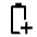 Battery Plus Icon from Outlined Line - Material Symbols Set